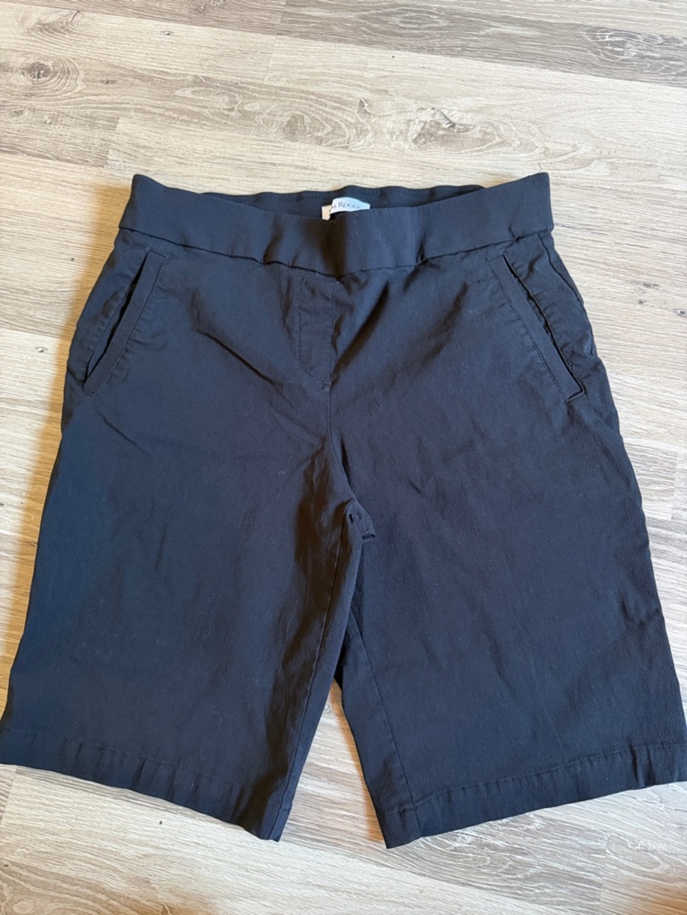 Kim Rogers Size 16 Women’s Classic Pull-On Bermuda Shorts - Black